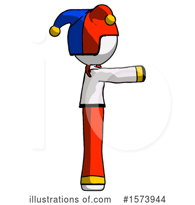 Royalty-Free (RF) White Design Mascot Clipart Illustration by Leo Blanchette - Stock Sample #1573944