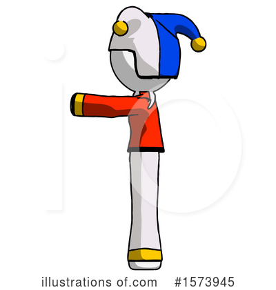 Royalty-Free (RF) White Design Mascot Clipart Illustration by Leo Blanchette - Stock Sample #1573945