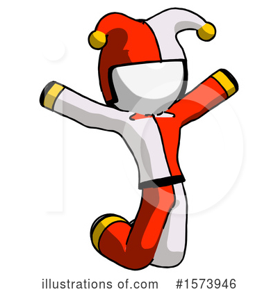 Royalty-Free (RF) White Design Mascot Clipart Illustration by Leo Blanchette - Stock Sample #1573946