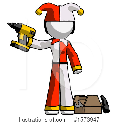 Royalty-Free (RF) White Design Mascot Clipart Illustration by Leo Blanchette - Stock Sample #1573947