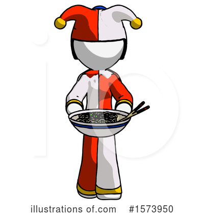 Royalty-Free (RF) White Design Mascot Clipart Illustration by Leo Blanchette - Stock Sample #1573950