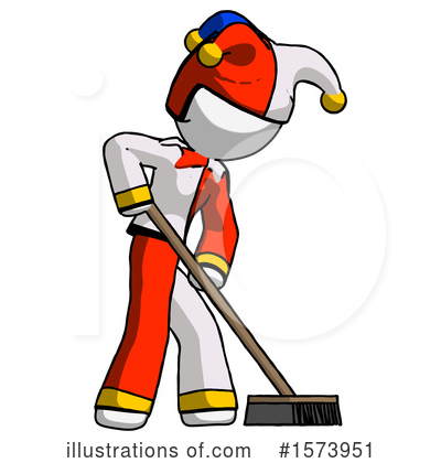 Royalty-Free (RF) White Design Mascot Clipart Illustration by Leo Blanchette - Stock Sample #1573951