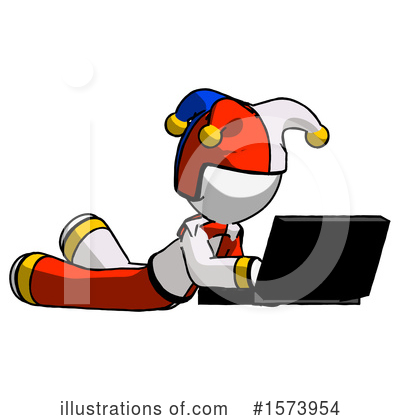 Royalty-Free (RF) White Design Mascot Clipart Illustration by Leo Blanchette - Stock Sample #1573954