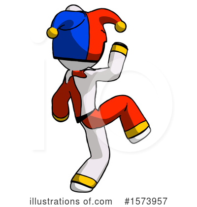 Royalty-Free (RF) White Design Mascot Clipart Illustration by Leo Blanchette - Stock Sample #1573957