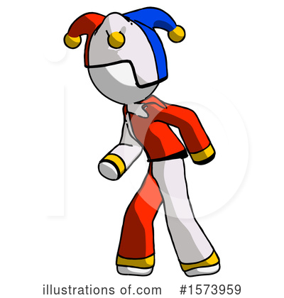 Royalty-Free (RF) White Design Mascot Clipart Illustration by Leo Blanchette - Stock Sample #1573959