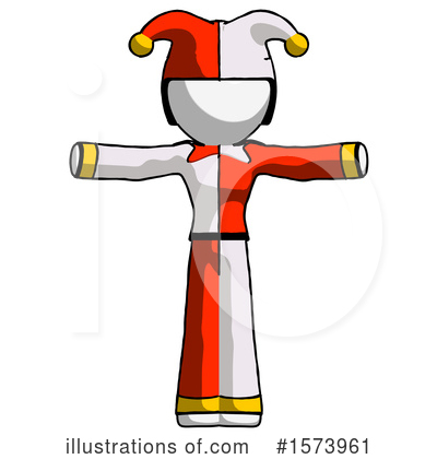 Royalty-Free (RF) White Design Mascot Clipart Illustration by Leo Blanchette - Stock Sample #1573961