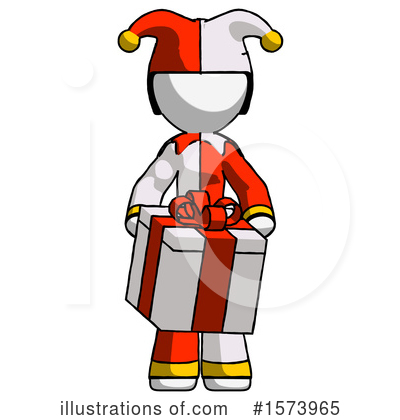 Royalty-Free (RF) White Design Mascot Clipart Illustration by Leo Blanchette - Stock Sample #1573965