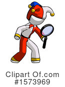 White Design Mascot Clipart #1573969 by Leo Blanchette