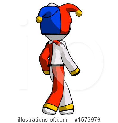 Royalty-Free (RF) White Design Mascot Clipart Illustration by Leo Blanchette - Stock Sample #1573976