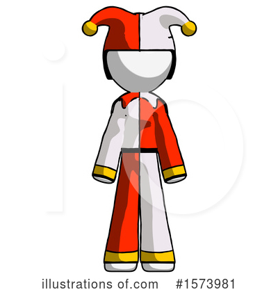 Royalty-Free (RF) White Design Mascot Clipart Illustration by Leo Blanchette - Stock Sample #1573981