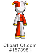 White Design Mascot Clipart #1573981 by Leo Blanchette