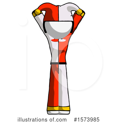 Royalty-Free (RF) White Design Mascot Clipart Illustration by Leo Blanchette - Stock Sample #1573985