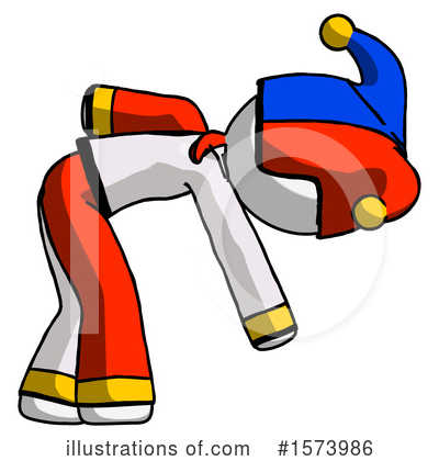 Royalty-Free (RF) White Design Mascot Clipart Illustration by Leo Blanchette - Stock Sample #1573986