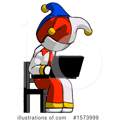 Royalty-Free (RF) White Design Mascot Clipart Illustration by Leo Blanchette - Stock Sample #1573999
