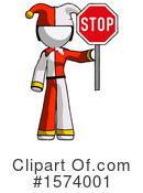 White Design Mascot Clipart #1574001 by Leo Blanchette