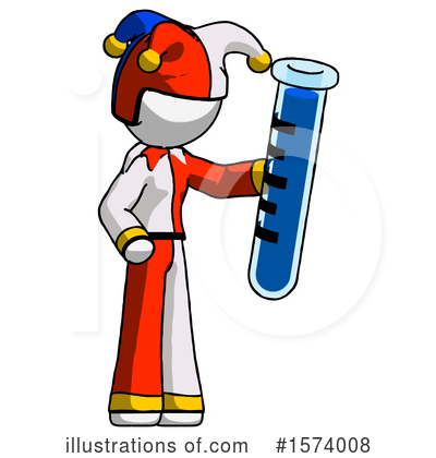 Royalty-Free (RF) White Design Mascot Clipart Illustration by Leo Blanchette - Stock Sample #1574008
