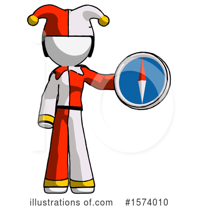 Royalty-Free (RF) White Design Mascot Clipart Illustration by Leo Blanchette - Stock Sample #1574010