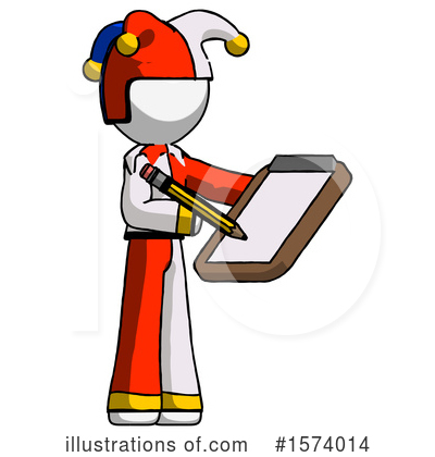 Royalty-Free (RF) White Design Mascot Clipart Illustration by Leo Blanchette - Stock Sample #1574014