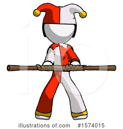 Royalty-Free (RF) White Design Mascot Clipart Illustration by Leo Blanchette - Stock Sample #1574015