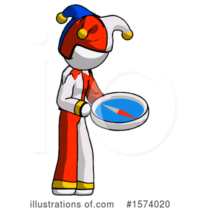 Royalty-Free (RF) White Design Mascot Clipart Illustration by Leo Blanchette - Stock Sample #1574020