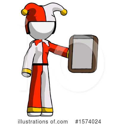 Royalty-Free (RF) White Design Mascot Clipart Illustration by Leo Blanchette - Stock Sample #1574024