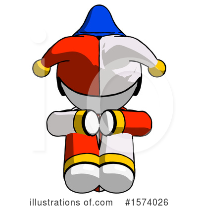 Royalty-Free (RF) White Design Mascot Clipart Illustration by Leo Blanchette - Stock Sample #1574026