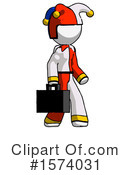 White Design Mascot Clipart #1574031 by Leo Blanchette