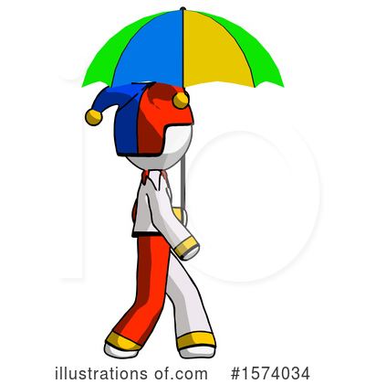 Royalty-Free (RF) White Design Mascot Clipart Illustration by Leo Blanchette - Stock Sample #1574034