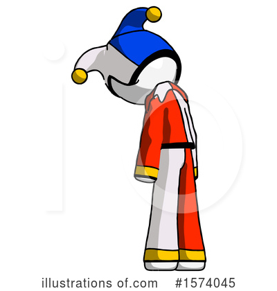 Royalty-Free (RF) White Design Mascot Clipart Illustration by Leo Blanchette - Stock Sample #1574045
