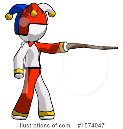 Royalty-Free (RF) White Design Mascot Clipart Illustration by Leo Blanchette - Stock Sample #1574047
