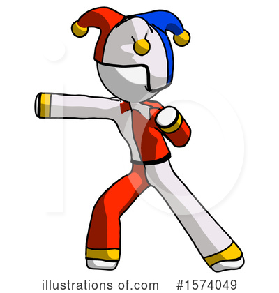 Royalty-Free (RF) White Design Mascot Clipart Illustration by Leo Blanchette - Stock Sample #1574049