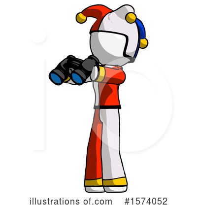 Royalty-Free (RF) White Design Mascot Clipart Illustration by Leo Blanchette - Stock Sample #1574052