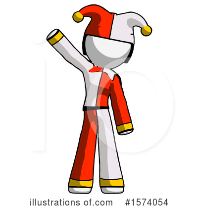 Royalty-Free (RF) White Design Mascot Clipart Illustration by Leo Blanchette - Stock Sample #1574054