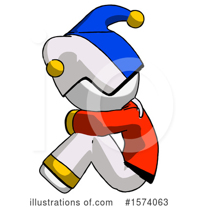 Royalty-Free (RF) White Design Mascot Clipart Illustration by Leo Blanchette - Stock Sample #1574063