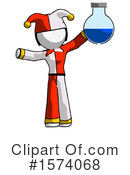 White Design Mascot Clipart #1574068 by Leo Blanchette