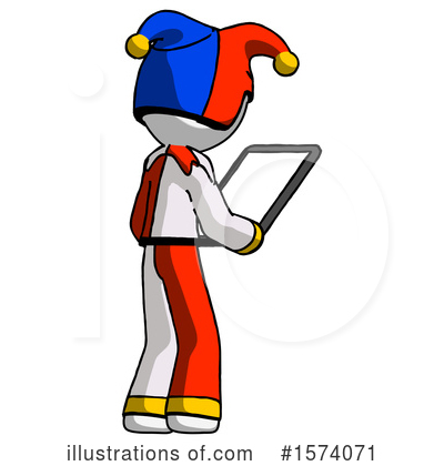 Royalty-Free (RF) White Design Mascot Clipart Illustration by Leo Blanchette - Stock Sample #1574071