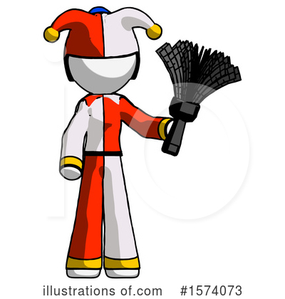 Royalty-Free (RF) White Design Mascot Clipart Illustration by Leo Blanchette - Stock Sample #1574073