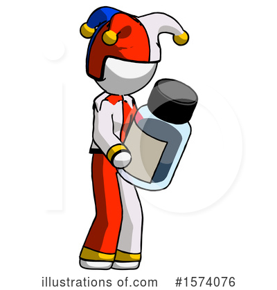 Royalty-Free (RF) White Design Mascot Clipart Illustration by Leo Blanchette - Stock Sample #1574076