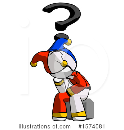 Royalty-Free (RF) White Design Mascot Clipart Illustration by Leo Blanchette - Stock Sample #1574081