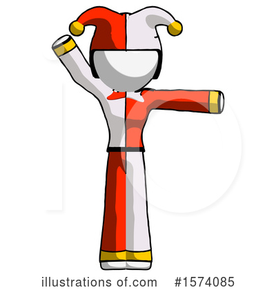 Royalty-Free (RF) White Design Mascot Clipart Illustration by Leo Blanchette - Stock Sample #1574085
