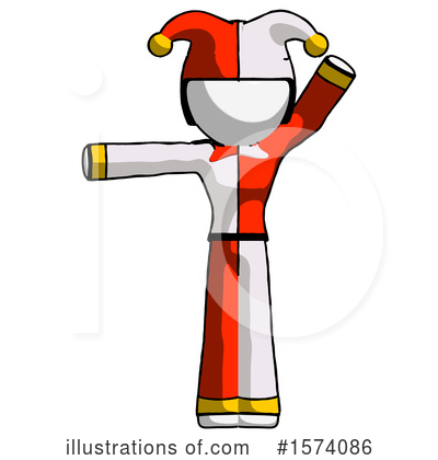 Royalty-Free (RF) White Design Mascot Clipart Illustration by Leo Blanchette - Stock Sample #1574086