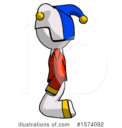 Royalty-Free (RF) White Design Mascot Clipart Illustration by Leo Blanchette - Stock Sample #1574092