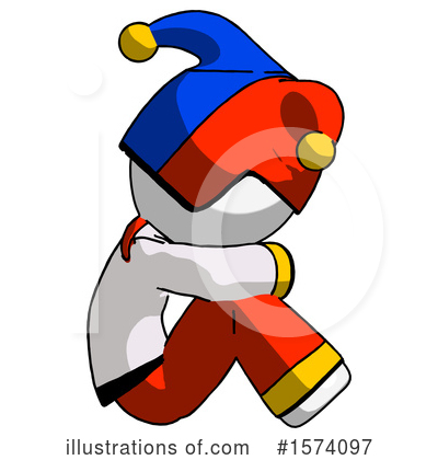 Royalty-Free (RF) White Design Mascot Clipart Illustration by Leo Blanchette - Stock Sample #1574097