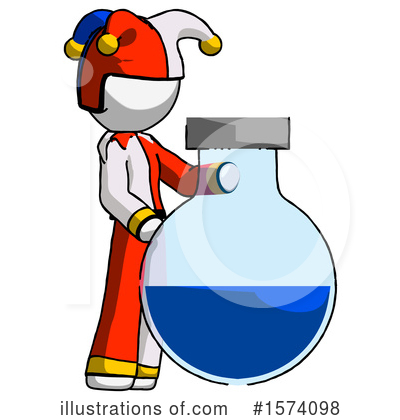 Royalty-Free (RF) White Design Mascot Clipart Illustration by Leo Blanchette - Stock Sample #1574098
