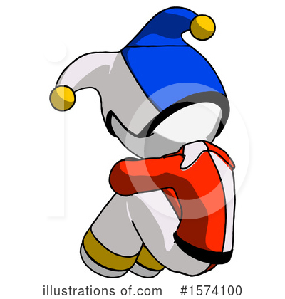 Royalty-Free (RF) White Design Mascot Clipart Illustration by Leo Blanchette - Stock Sample #1574100