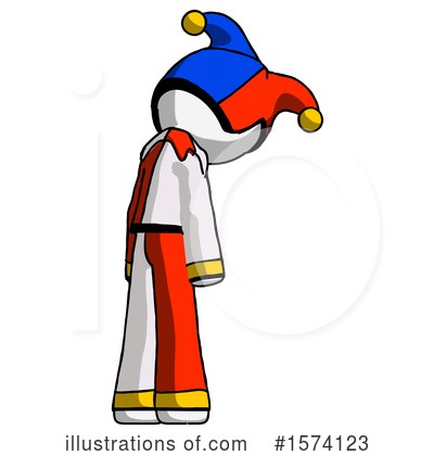 Royalty-Free (RF) White Design Mascot Clipart Illustration by Leo Blanchette - Stock Sample #1574123