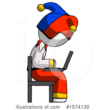 Royalty-Free (RF) White Design Mascot Clipart Illustration by Leo Blanchette - Stock Sample #1574130
