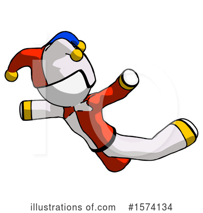 Royalty-Free (RF) White Design Mascot Clipart Illustration by Leo Blanchette - Stock Sample #1574134