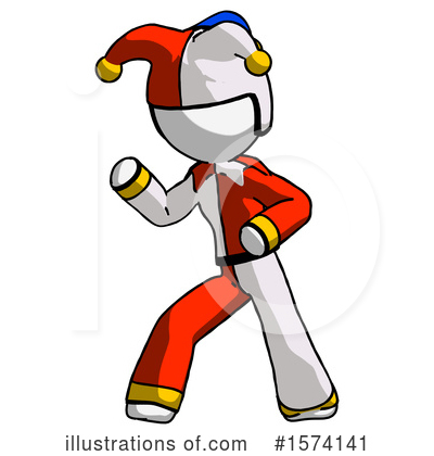 Royalty-Free (RF) White Design Mascot Clipart Illustration by Leo Blanchette - Stock Sample #1574141