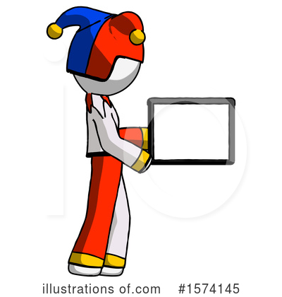 Royalty-Free (RF) White Design Mascot Clipart Illustration by Leo Blanchette - Stock Sample #1574145